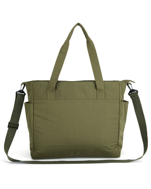 NOBLE DUCK Multi-Pocket Women Green Shoulder Handbag