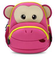 Toddler Kids Backpack With Cute Cartoon Monkey